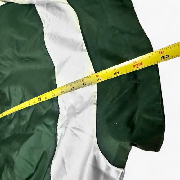 Green and white vintage NFL Green Bay Packers windbreaker jacket NFL Reebok XL - Picture 5 of 7
